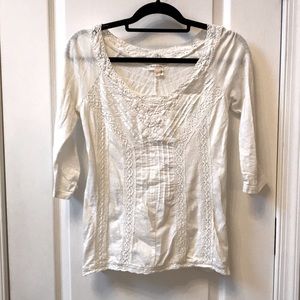 Lace 3/4 length blouse